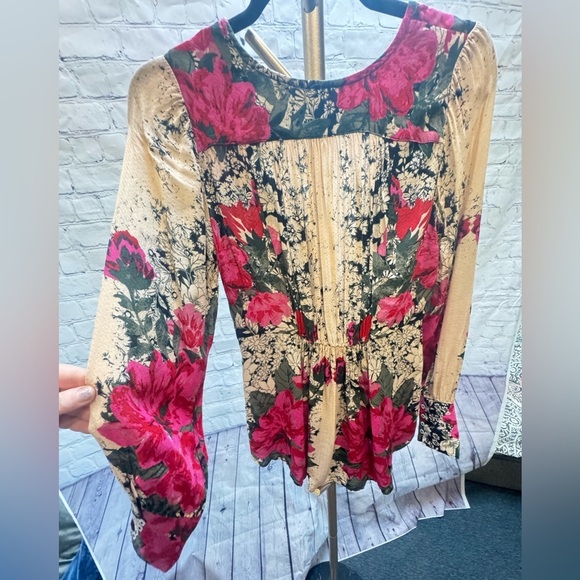 Free People Mikayla Floral Print Tunic Size XS NWOT - Picture 12 of 16